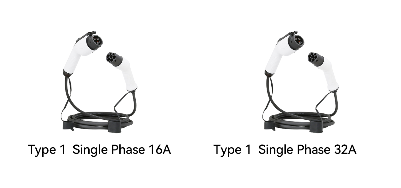 Type1 cable Single Phase Câble de type 1 monophasé