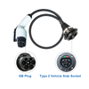 L'adaptateur Evtaurus Type 2 à GBT EV (IEC 62196 à GB / T) facture les véhicules chinoises aux stations de type 2