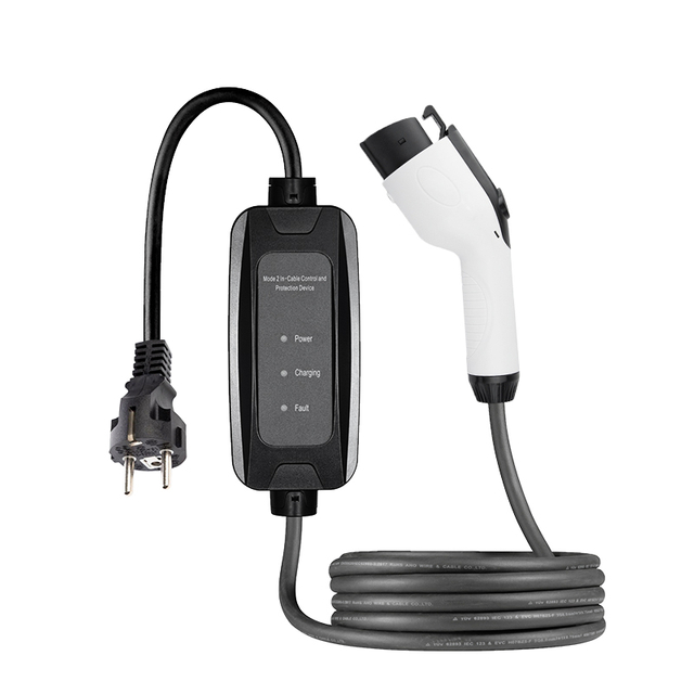 1 Phase 3,5KW / 7KW Charger EV Portable CEE SCHUKO PULLE MODÈLE 2 