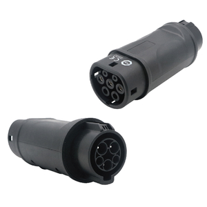 Adaptateur EV de type1 à type 2 16A / 32A monophasé sans câble de 32A de type 1 (SAE J1772) mâle à type 2 (IEC62196)