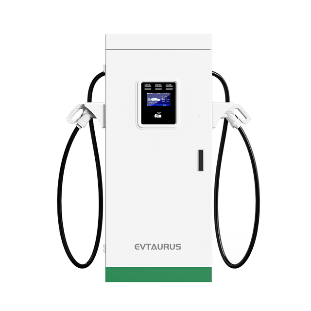 Station de recharge EV commerciale rapide de 80 kW avec pistolet unique CCS2 pour un usage commercial