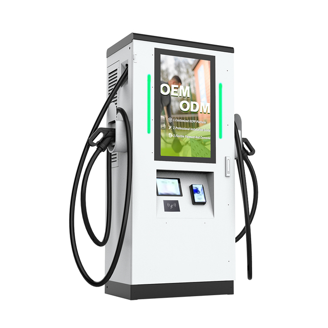 60KW 90KW 120KW DC Advertising Screen Charger EV Charger Commercial OCPP1.6J Ethernet / 4G DC Electric EV Car Charger EV DC Station de charge