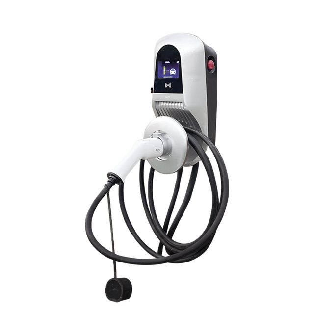 Basic LCD Screen EV Charging Station 16A / 32A, 7.2KW / 11KW / 22KW SAE J1772 & IEC 62196-2 