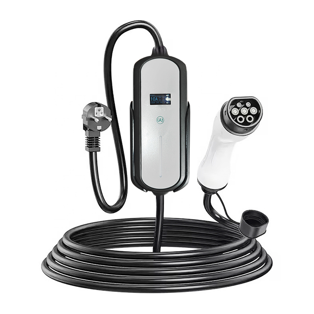 RÉTAILLANT RÉGLABLE 16A 32A VÉHICULE ÉLECTRIQUE PORTABLE PORTABLE