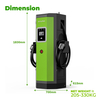  Éco-friendly 60 kW 120kw DC CCS2 2 Gun High-performance EV Parent de recharge à domicile et à usage commercial