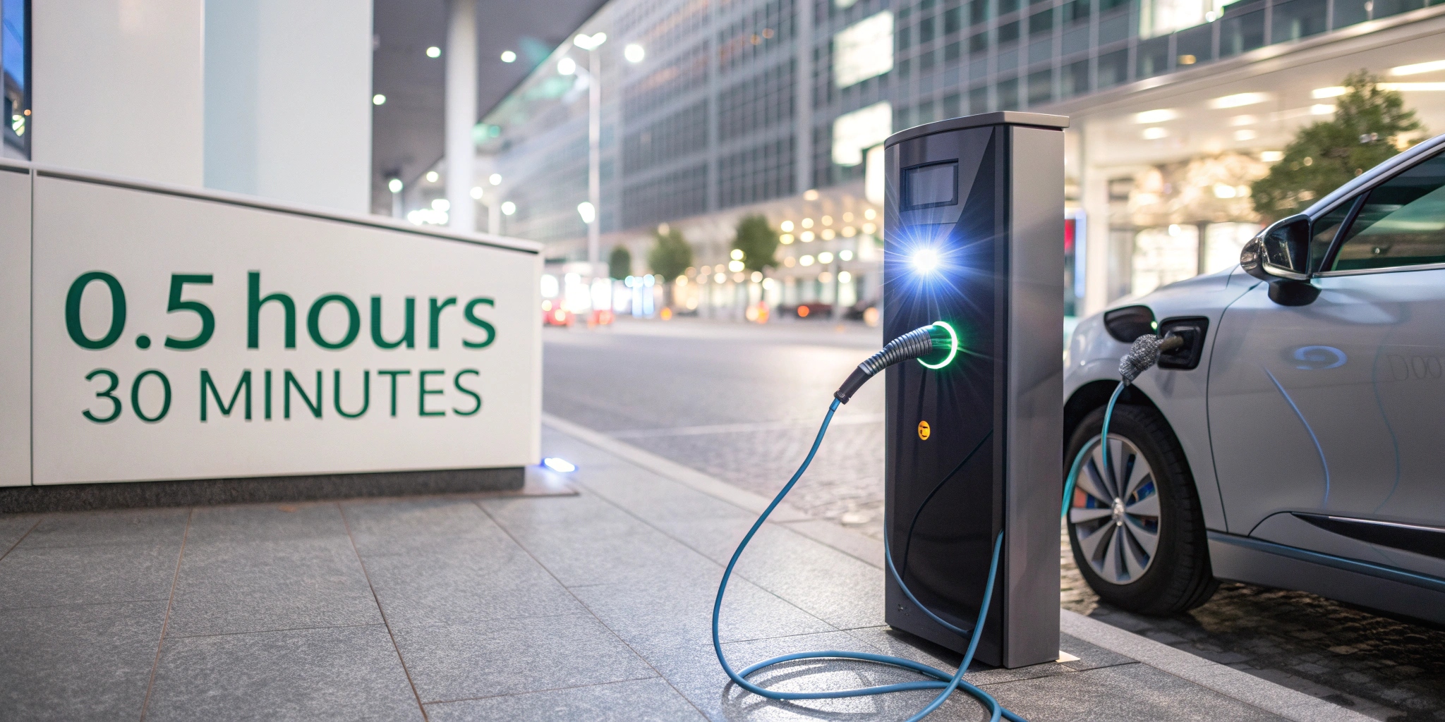 AN-IMAGE-OF-A-MODERN-ELLECTRIC-VEHICLE-Chargeging-Sta